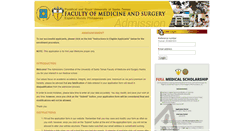 Desktop Screenshot of medadmission.ust.edu.ph