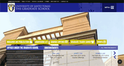 Desktop Screenshot of graduateschool.ust.edu.ph